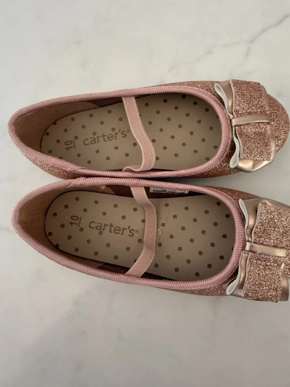 Carter's Big Bow Ballet Flats - Toddler 10